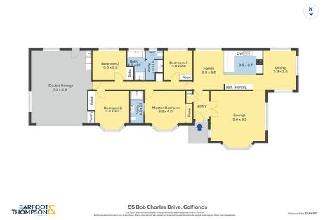 Photo of property in 55 Bob Charles Drive, Golflands, Auckland, 2013