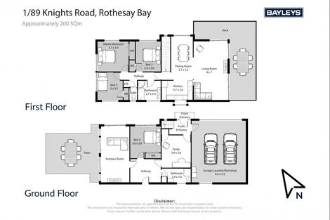 Photo of property in 1/89 Knights Road, Rothesay Bay, Auckland, 0630