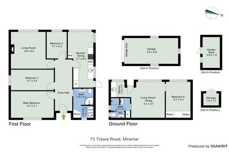 Photo of property in 73 Totara Road, Miramar, Wellington, 6022
