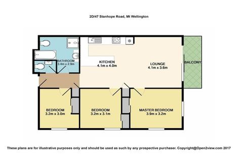 Photo of property in 2d/47 Stanhope Road, Mount Wellington, Auckland, 1051