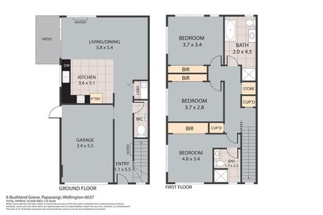 Photo of property in 10/6 Bushland Grove, Paparangi, Wellington, 6037