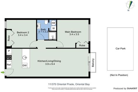 Photo of property in The Capital, 11/370 Oriental Parade, Oriental Bay, Wellington, 6011