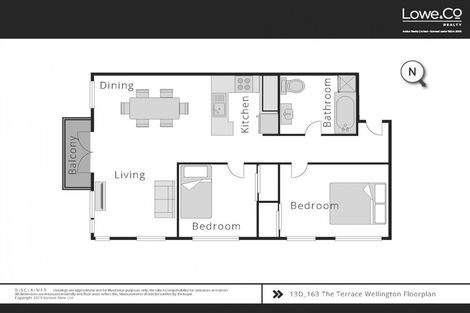 Photo of property in Terrace Heights Apartments, 13d/163 The Terrace, Wellington Central, Wellington, 6011