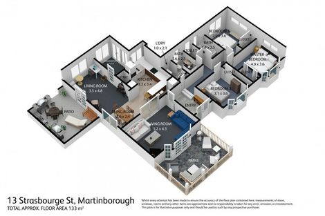 Photo of property in 13 Strasbourge Street, Martinborough, 5711