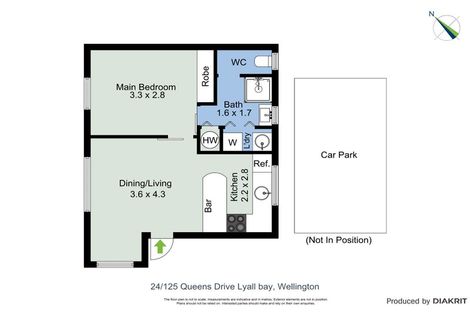 Photo of property in 24/125 Queens Drive, Lyall Bay, Wellington, 6022