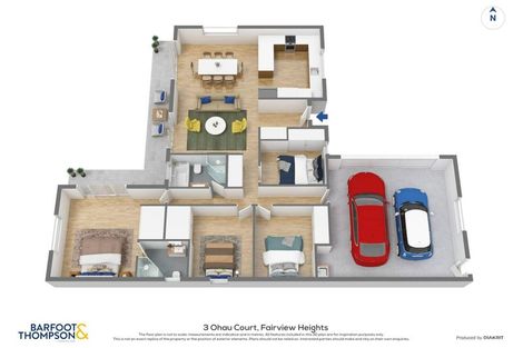 Photo of property in 3 Ohau Court, Fairview Heights, Auckland, 0632