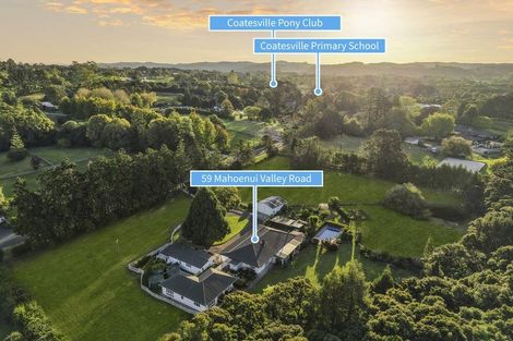 Photo of property in 59 Mahoenui Valley Road, Coatesville, Albany, 0793