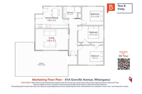 Photo of property in 81a Gonville Avenue, Gonville, Whanganui, 4501