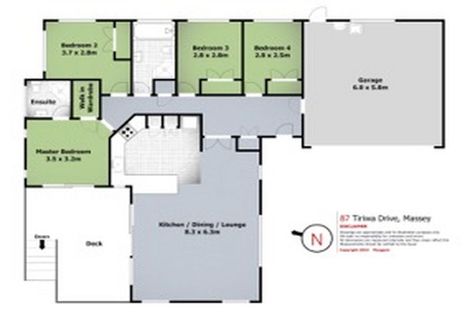 Photo of property in 87 Tiriwa Drive, Massey, Auckland, 0614