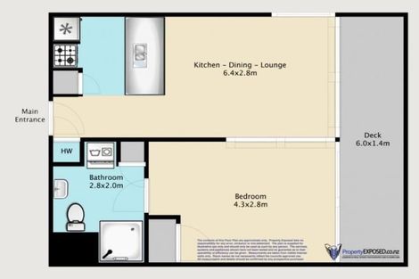 Photo of property in Viaduct Point Apartments, 100/125 Customs Street West, Auckland Central, Auckland, 1010