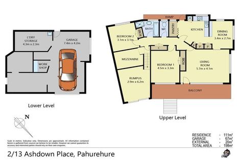 Photo of property in 2/13 Ashdown Place, Pahurehure, Papakura, 2113