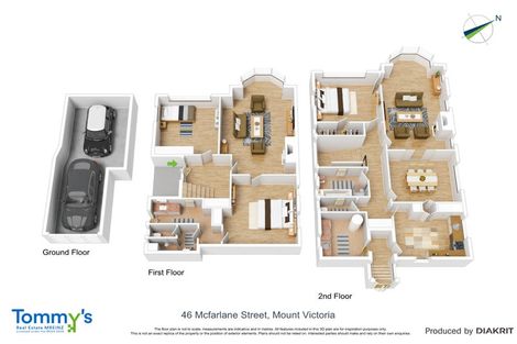 Photo of property in 46 Mcfarlane Street, Mount Victoria, Wellington, 6011