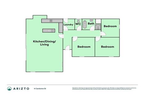 Photo of property in 4 Cardome Street, Bishopdale, Christchurch, 8053