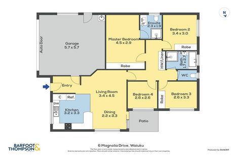 Photo of property in 6 Magnolia Drive, Waiuku, 2123