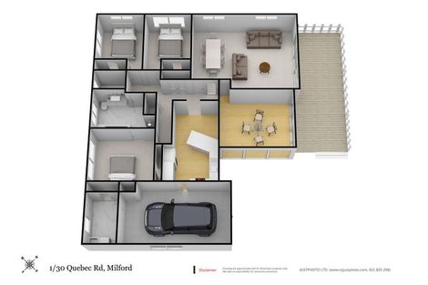 Photo of property in 1/30 Quebec Road, Milford, Auckland, 0620