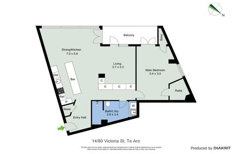 Photo of property in Dominion Apartments, 14/80 Victoria Street, Wellington Central, Wellington, 6011