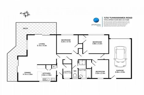 Photo of property in 7/55 Tuhikaramea Road, Dinsdale, Hamilton, 3204