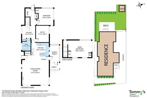 Photo of property in 132 Mitchell Street, Brooklyn, Wellington, 6021