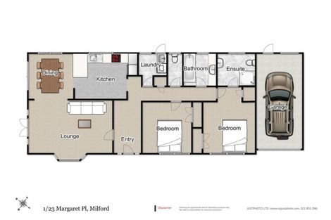 Photo of property in 1/23 Margaret Place, Milford, Auckland, 0620