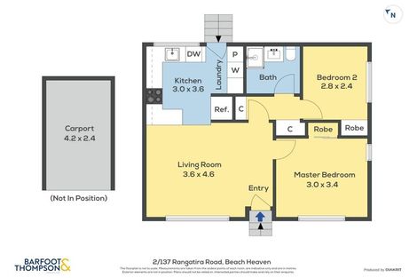 Photo of property in 1/137 Rangatira Road, Beach Haven, Auckland, 0626