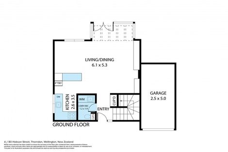 Photo of property in 4/80 Hobson Street, Thorndon, Wellington, 6011