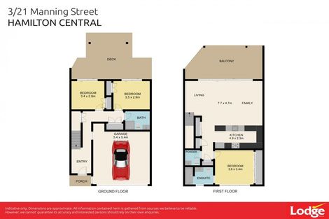 Photo of property in 3/21 Manning Street, Hamilton Central, Hamilton, 3204