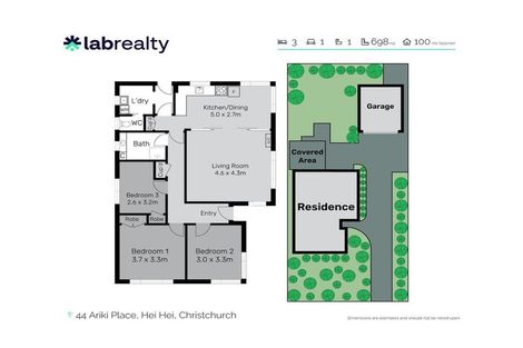 Photo of property in 44 Ariki Place, Hei Hei, Christchurch, 8042