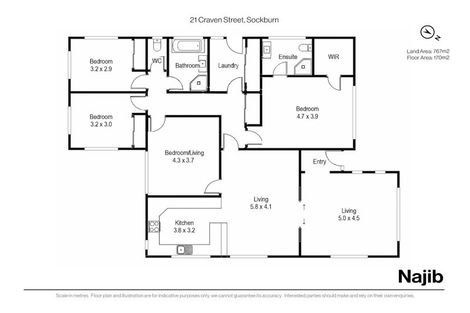 Photo of property in 21 Craven Street, Sockburn, Christchurch, 8042