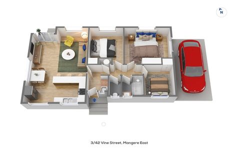 Photo of property in 3/42 Vine Street, Mangere East, Auckland, 2024