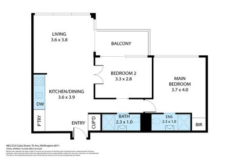 Photo of property in The Wellington Suites, 483/233 Cuba Street, Te Aro, Wellington, 6011