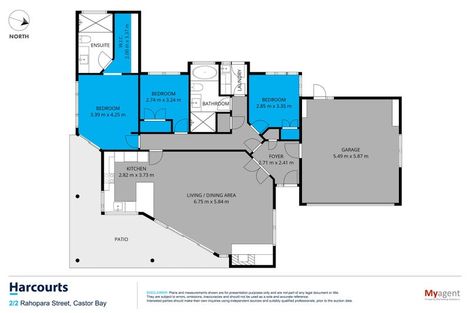 Photo of property in 2/2 Rahopara Street, Castor Bay, Auckland, 0620