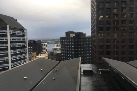 Photo of property in Orange Apartments/victoria Centr, 709/169 The Terrace, Wellington Central, Wellington, 6011