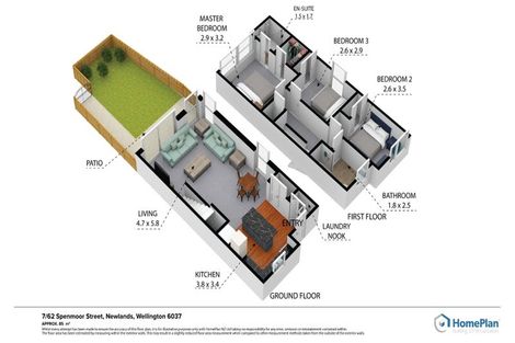 Photo of property in 7/62 Spenmoor Street, Newlands, Wellington, 6037