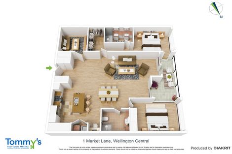 Photo of property in 902/1 Market Lane, Wellington Central, Wellington, 6011