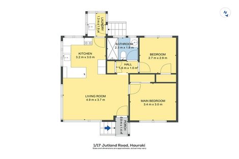 Photo of property in 1/17 Jutland Road, Hauraki, Auckland, 0622