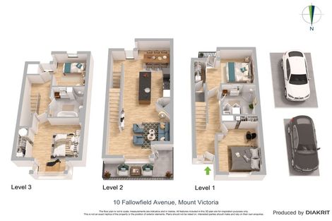 Photo of property in 10 Fallowfield Avenue, Mount Victoria, Wellington, 6011