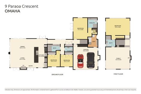 Photo of property in 9 Paraoa Crescent, Omaha, 0986