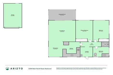 Photo of property in 2/244 Main Road North, Redwood, Christchurch, 8051