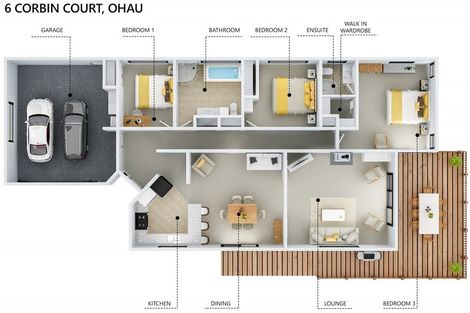 Photo of property in 6 Corbin Court, Ohau, Levin, 5570