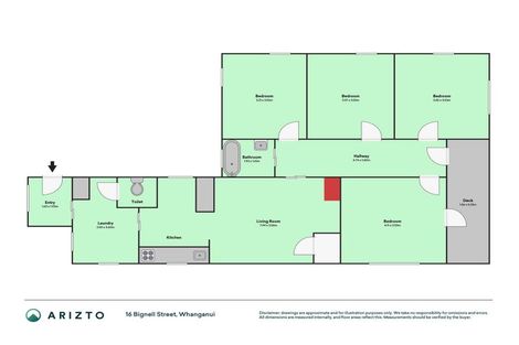 Photo of property in 16 Bignell Street, Gonville, Whanganui, 4501