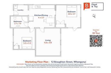 Photo of property in 12 Broughton Street, Whanganui East, Whanganui, 4500