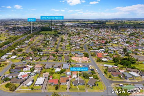 Photo of property in 3 Ilford Crescent, Mangere, Auckland, 2022