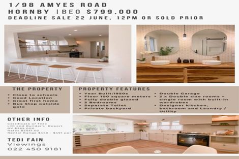 Photo of property in 1/98 Amyes Road, Hornby, Christchurch, 8042