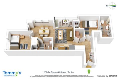 Photo of property in Soho Apartments, 202/74 Taranaki Street, Te Aro, Wellington, 6011