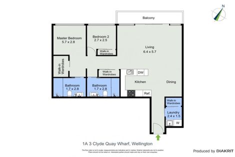 Photo of property in Clyde Quay Wharf, 1a/3 Clyde Quay Wharf, Te Aro, Wellington, 6011