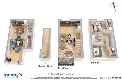 Photo of property in Aniva Terrace, 13 Arney Street, Newtown, Wellington, 6021
