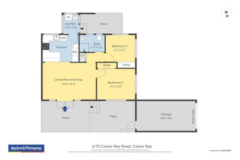 Photo of property in 1/73 Castor Bay Road, Castor Bay, Auckland, 0620