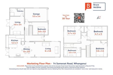 Photo of property in 14 Somerset Road, Springvale, Whanganui, 4501
