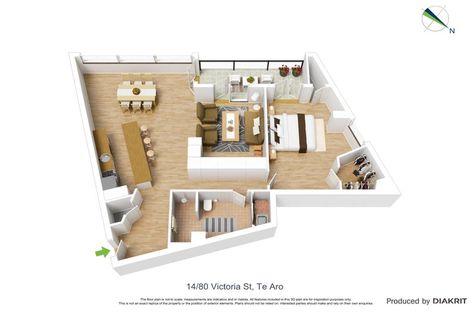 Photo of property in Dominion Apartments, 14/80 Victoria Street, Wellington Central, Wellington, 6011