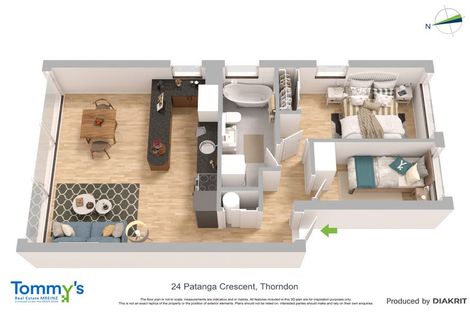 Photo of property in 6/24 Patanga Crescent, Thorndon, Wellington, 6011